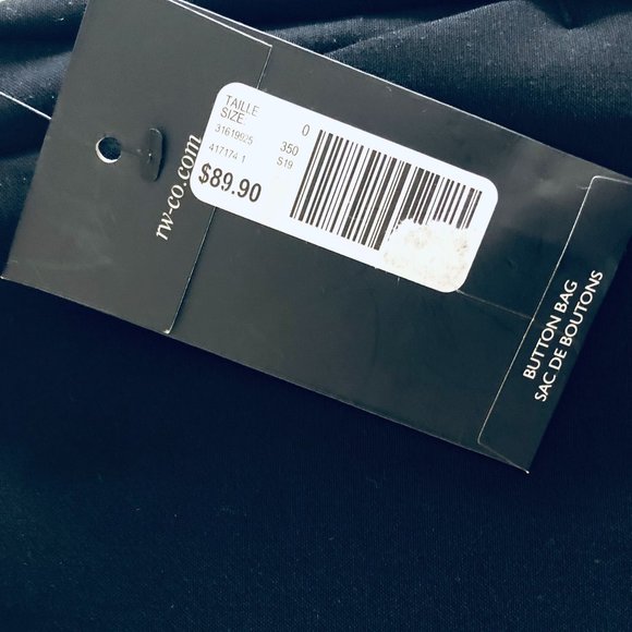 NWT-RW&CO full-length black pants size 0 - Picture 6 of 9